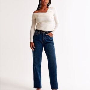 Abercrombie Vintage Straight High Rise Jeans